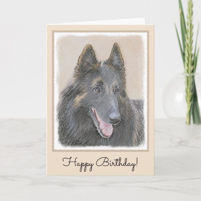 Carte Peinture belge Tervuren - Beau art original de chi (Devant)