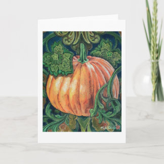 Carte Peinture de citrouille vierge