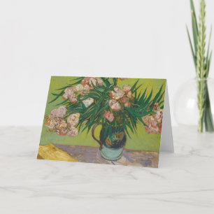 Carte Peinture de fleur d'oléandre de Vincent Van Gogh