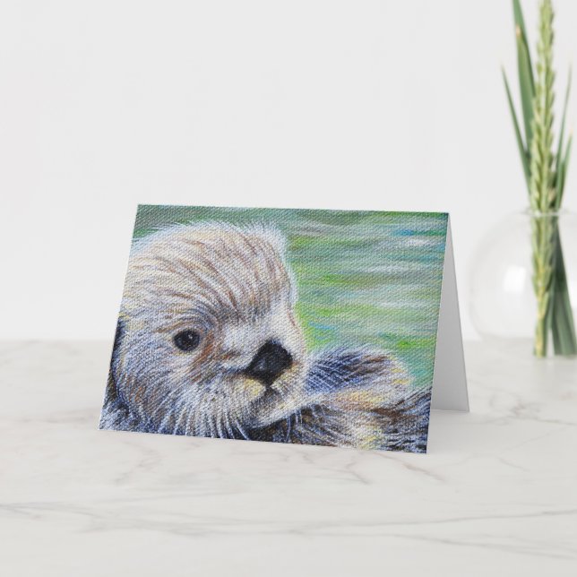 Carte Peinture de la Loupe de mer (Devant)