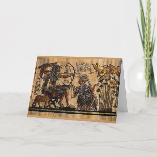 Carte Peinture de tombes sur le papyrus (Devant)