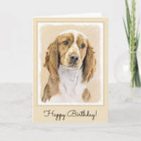 Peinture d'espagnol Welsh Springer - Art original