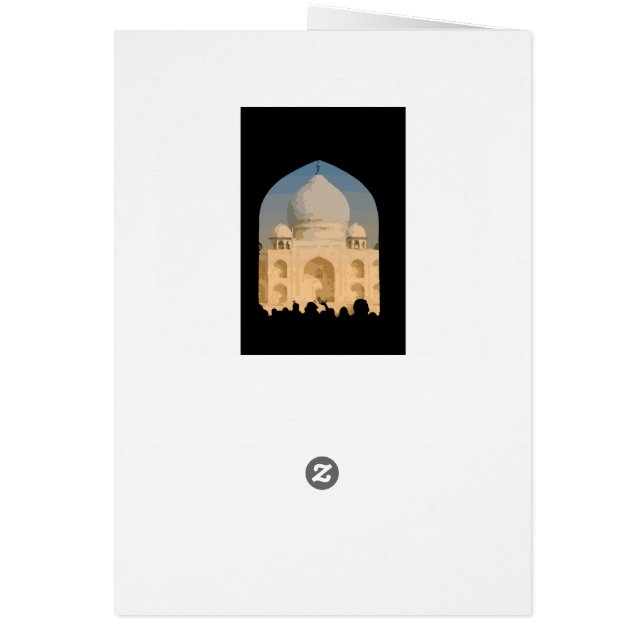 Carte Peinture par numéros : Taj Mahal (Dos)