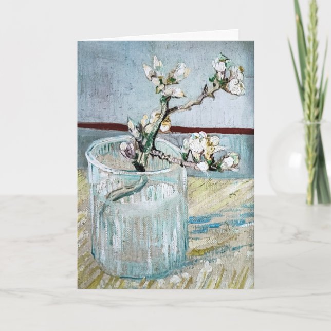 Carte Peinture Van Gogh Anniversaire (Devant)