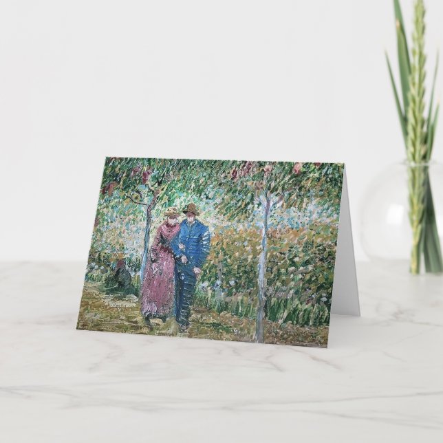 Carte Peinture Van Gogh Anniversaire (Devant)