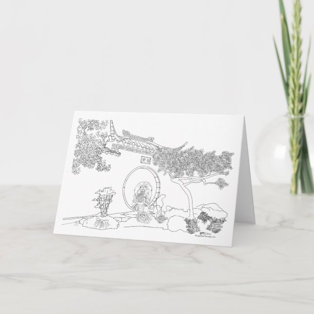 Carte Pekingese Moon Gate (Devant)