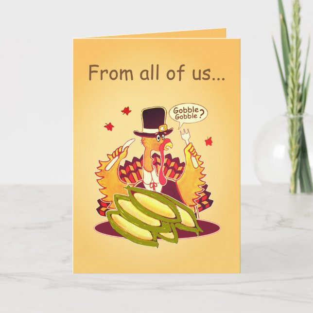 Carte Pèlerin Turquie (Thanksgiving) (Devant)