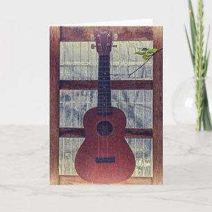 Carte Pendant que ma guitare pleure doucement