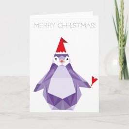 Carte Penguin de Noël