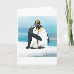 Carte Penguin Love Kisses
