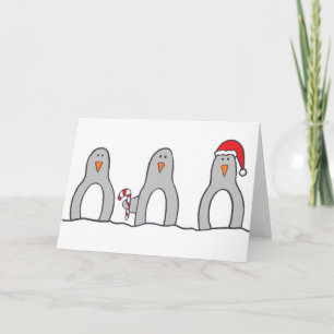 Carte "Penguin Trio"