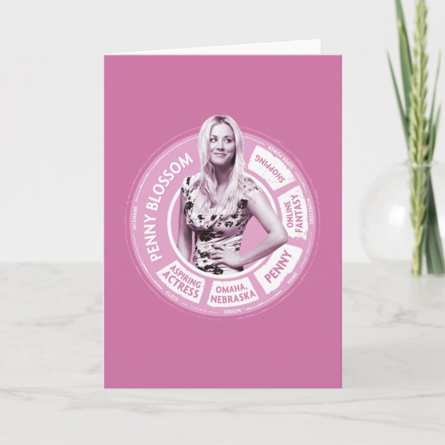 Carte Penny Blossom Info Graphique (Devant)