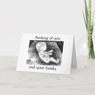 Carte Pensant à vous, et à votre famille
