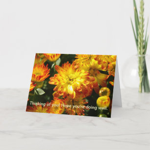 Carte Pense à toi ! J'espère que vous vous en sortez bie