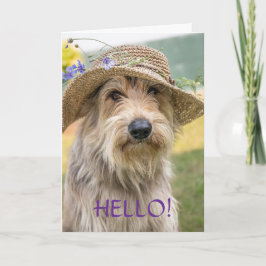 CARTE PENSÉE POUR TOI - CHIOT CHIC