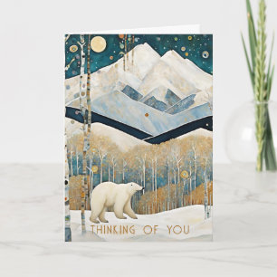 Carte Pensée rustique personnalisée pour vous
