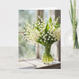 Carte Penser à toi Lily de la Vallée