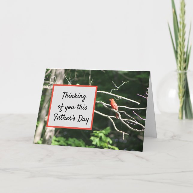 Carte Penser à votre Fête des pères - "Mon" - Perte de p (Devant)