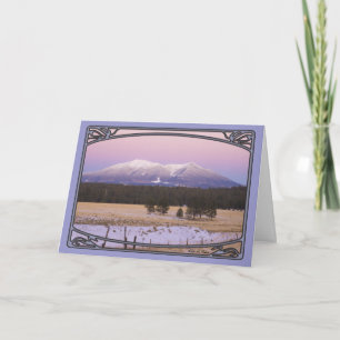 Carte Penser À Vous La Neige Carrée San Francisco Peaks