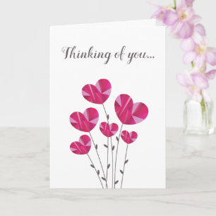 Carte Penser à vous, personnalisable