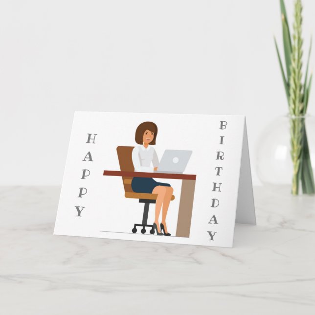 CARTE PENSER À "VOUS" SUR VOTRE **CARTE D'ANNIVERSAIRE** (Devant)