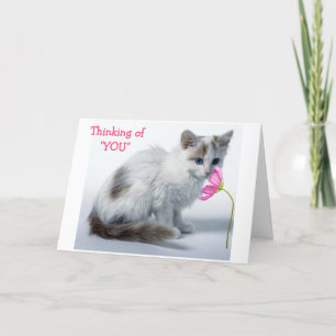 CARTE PENSER À VOUS/VOUS ÊTES EN TRAIN D'AVOIR UN AN DE 