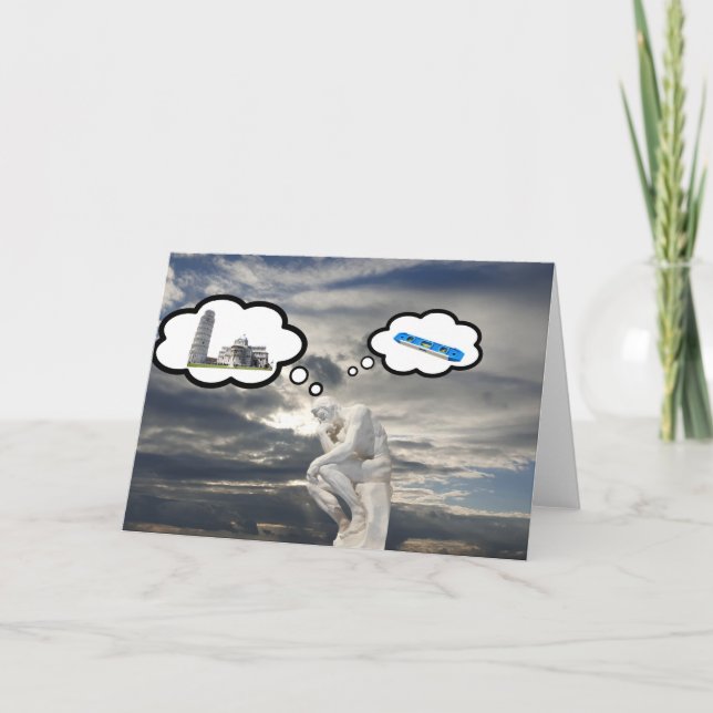 Carte Penseur (Devant)