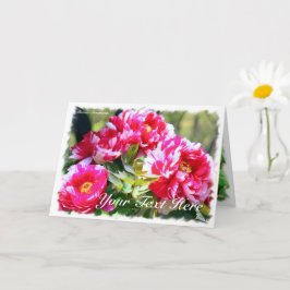 Carte Peony [Carte de voeux] カ ー ド