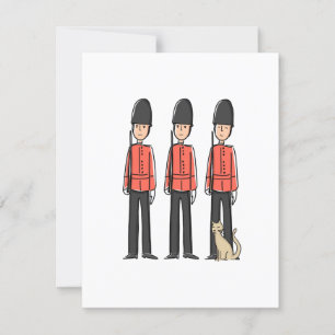 Carte Percy le beefeater amical