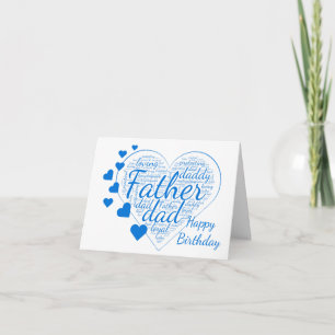 Carte Père Anniversaire Inspirationnel Coeur Internation