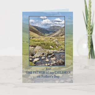 Carte Père de la Fête des pères de mes enfants,