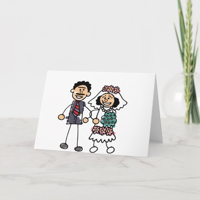 Carte Père De La Mariée Le Jour Du Mariage (Devant)