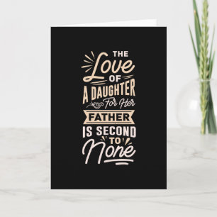 Carte Père Et Fille Meilleur Papa Amour Fête des pères