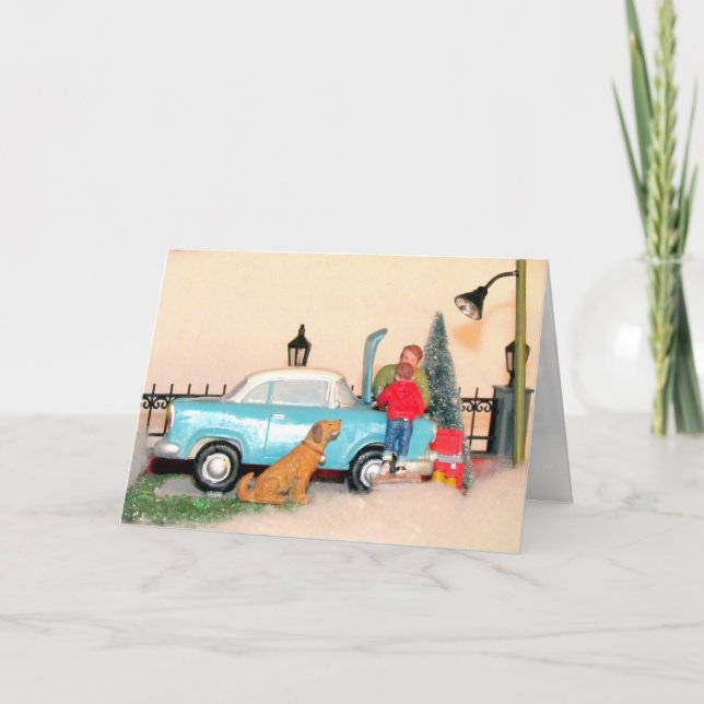 Carte Père / Fils temps de liaison - Scène de voiture d' (Devant)
