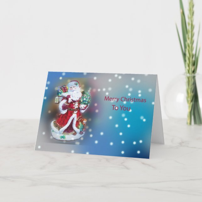 Carte Père Noël (Devant)