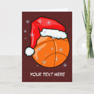 Carte - Père Noël Basketball