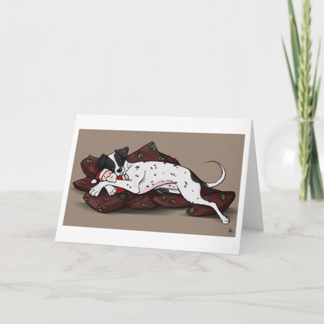 Carte Père Noël Câlins (Devant)