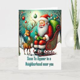 Carte Père Noël ce Noël