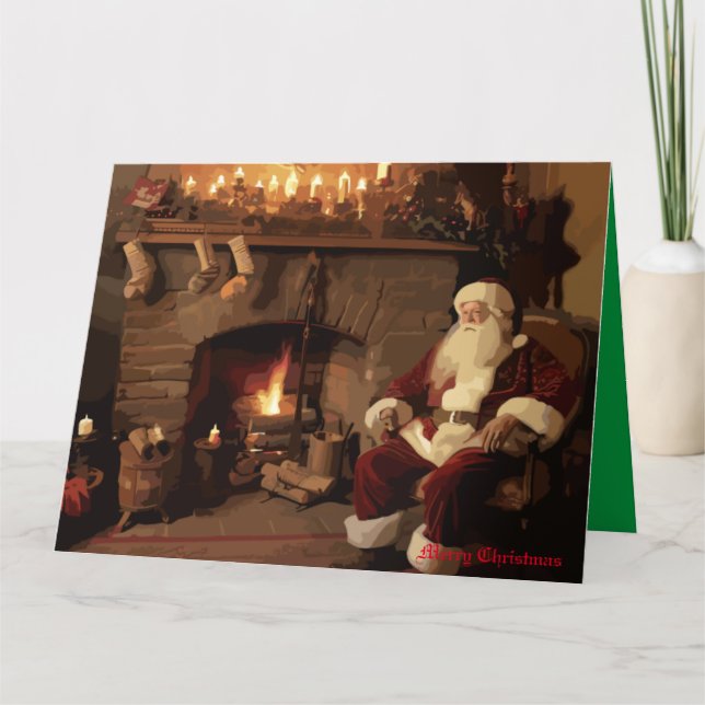 Carte Père Noël Cosy Nook (Devant)