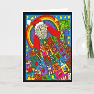 Carte Père Noël des Bénédictions Abondantes