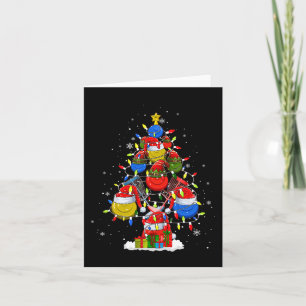 Carte Père Noël Elf Disc Golf Outils de balle Xmas Tree 