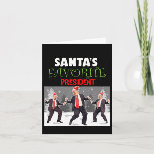 Carte Père Noël Favori Président Père Noël Trump Danser