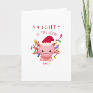 Carte Père Noël Jeu favori X Mas Axolotl