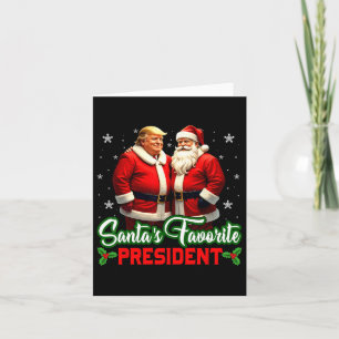 Carte Père Noël Le président favori Trump fait Noël Gr