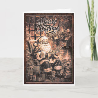 Carte Père Noël Snacking