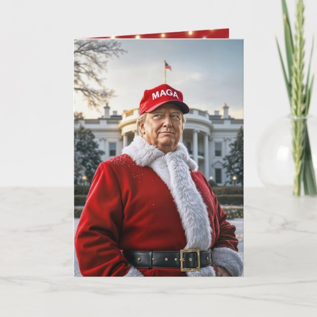 Carte Père Noël Trump (Devant)
