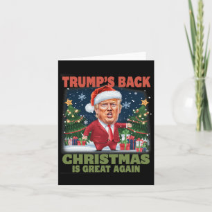 Carte Père Noël Trump Danse Rendre Noël super moche