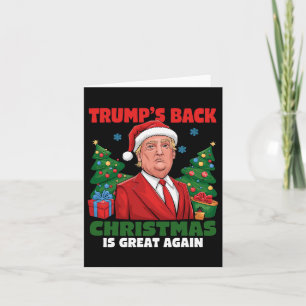 Carte Père Noël Trump Danse Rendre Noël super moche