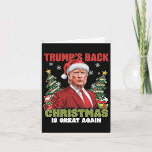 Carte Père Noël Trump Danse Rendre Noël super moche