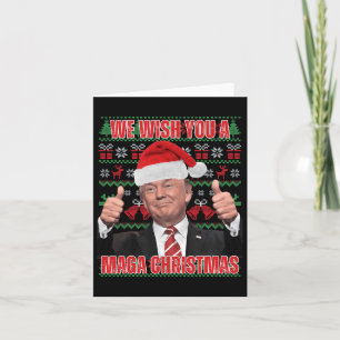 Carte Père Noël Trump Noël Humour Funny Trump Noël 2